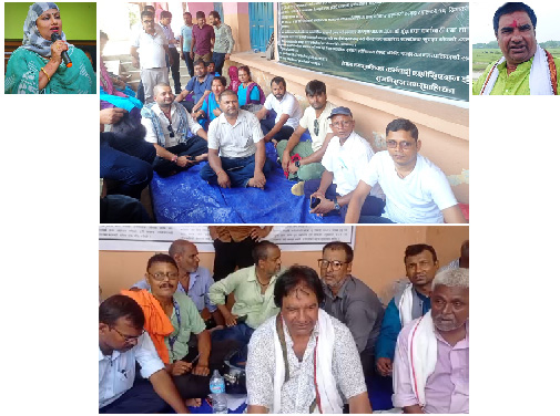 कार्यवाहक मेयर र निलम्बित मेयर आमने सामने राजविराज नगरपालिकामा कर्मचारीको धर्ना र निलम्बित मेयरको तालाबन्दी